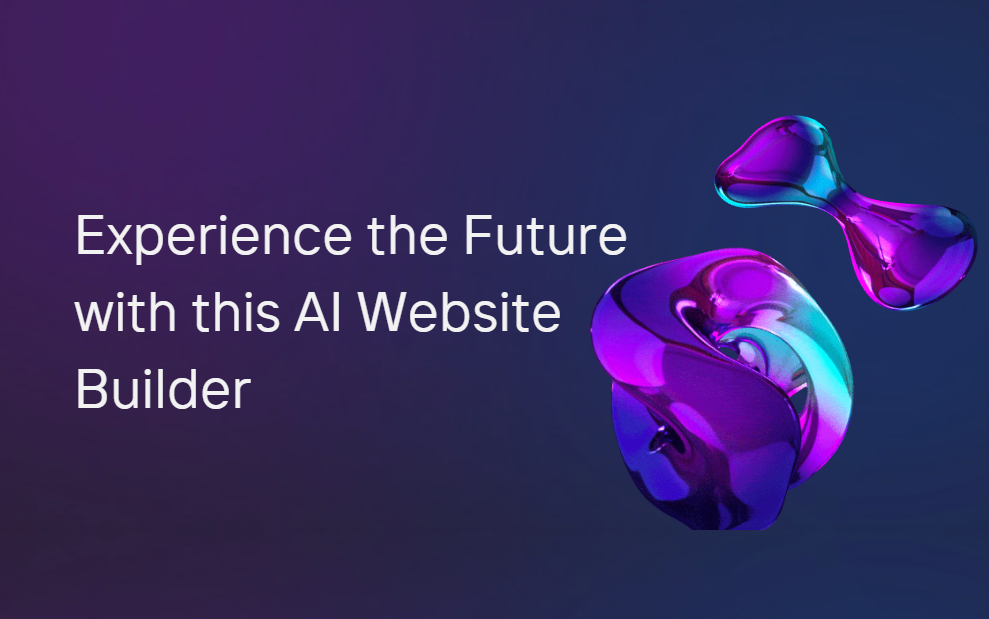 Experience the Future with this AI Website Builder